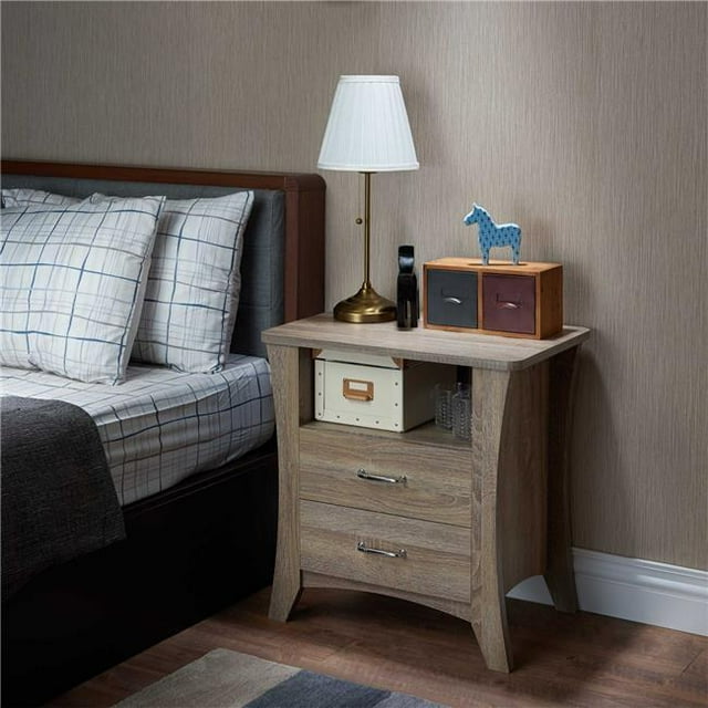 HomeRoots 286120 Table de Chevet Poulain Rustique Naturel