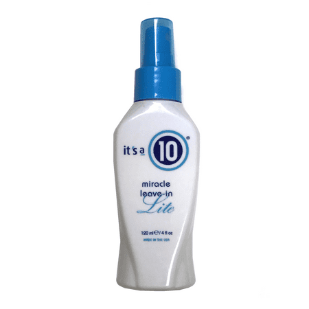 It's A 10 Miracle Leave-In Lite 4 Oz, Enhances Natural (Best Treatment For Dry Brittle Hair)