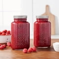 thumbnail image 5 of 32oz 4-Pack Glass Regular Mouth Mason Color Jar with Lid and Band, Rose Pink, Dishwasher-Safe, 5 of 9