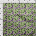 thumbnail image 3 of oneOone Velvet Olive Green Fabric Asian Japanese Koi Fish Fabric For Sewing Printed Craft Fabric By The Yard 58 Inch Wide, 3 of 4