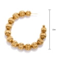 thumbnail image 5 of Large Gold Lantern Hoop Post Earrings, 5 of 5