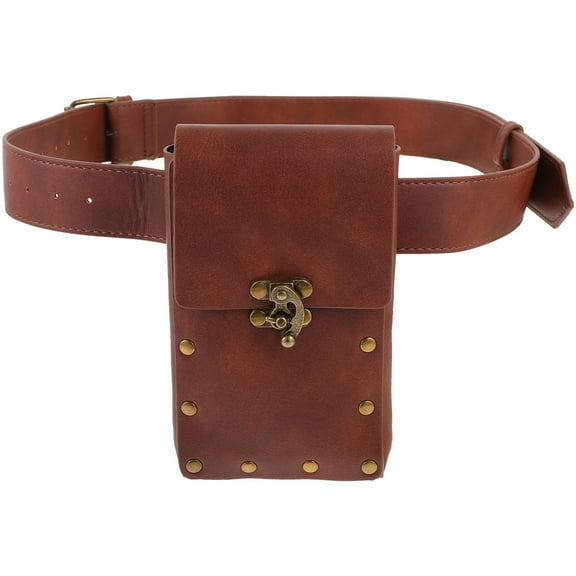 FOMIYES Running Waist Pack Pu 1Set 6.5X4.1In