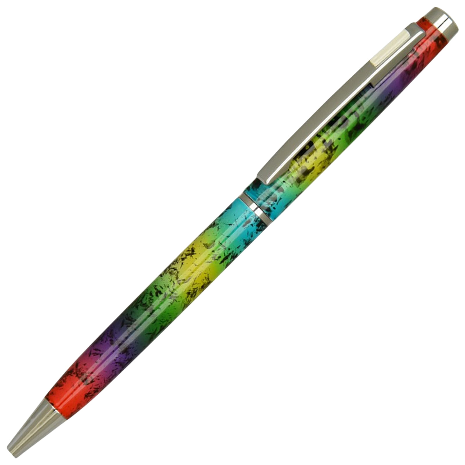 4G Ball Pen - Rainbow with White Accents with Single Gift Box Maple