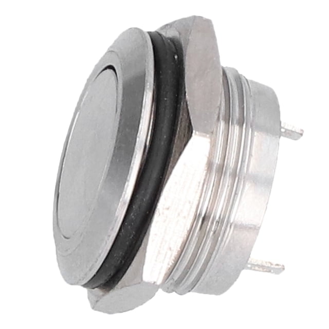piezas de interruptor de botón de parte superior plana de acero inoxidable, resistente al agua, accesorios de alimentación con terminal de tornillo de 0 a 220 V, 16 mm