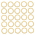 thumbnail image 4 of HEATSHAKING 25Pcs Wooden Rings for Macrame Unpainted Round Diy Wood Crafts Diy Lovers, 4 of 8