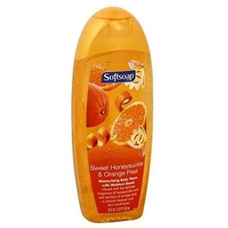 Softsoap Moisturizing Body Wash, Sweet Honeysuckle and Orange, 20 oz