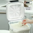 40 LB Rice Storage Container with Measuring Cup, BPA free, For Rice