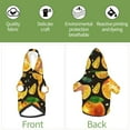 thumbnail image 6 of Fotbe Tangerine Print Small Dog Sweater Hoodies Pet Grey Hooded Soft Fleece Sweatshirts with Pocket Fall Winter Puppy Cat Sweaters Warm Clothes-Small, 6 of 7
