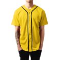 thumbnail image 3 of Hat and Beyond Men's Active Baseball Button Down Jersey Sportswear, 3 of 4