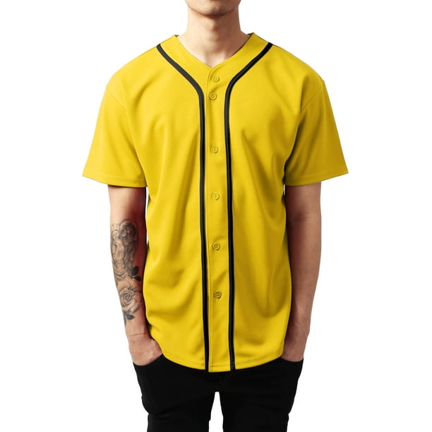 Hat and Beyond Men's Active Baseball Button Down Jersey Sportswear ...
