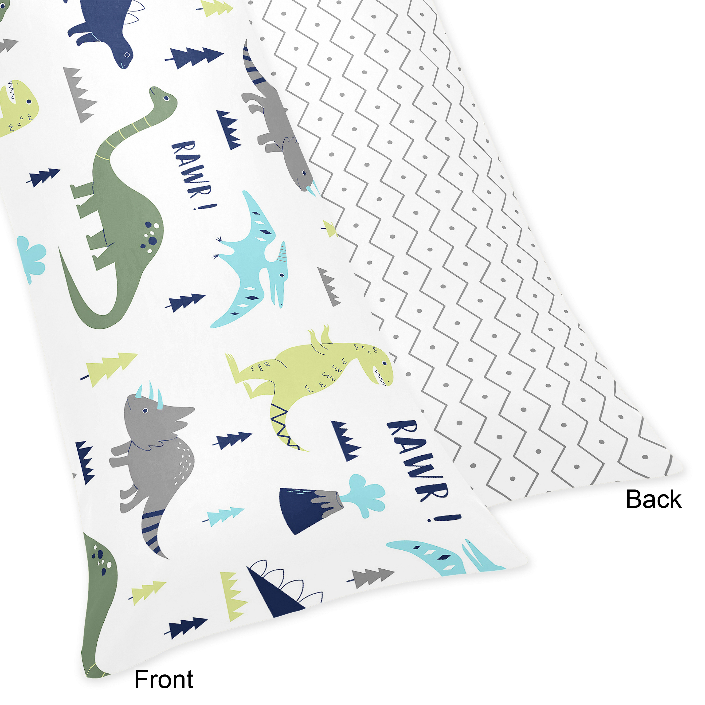 Mod Dinosaur Body Pillow Case by Sweet Jojo Designs