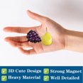 thumbnail image 3 of Un conjunto de pegatinas de simulación de frutas para refrigerador, pegatinas con mensajes, pegatinas tridimensionales 3D para refrigerador de frutas, 3 of 5