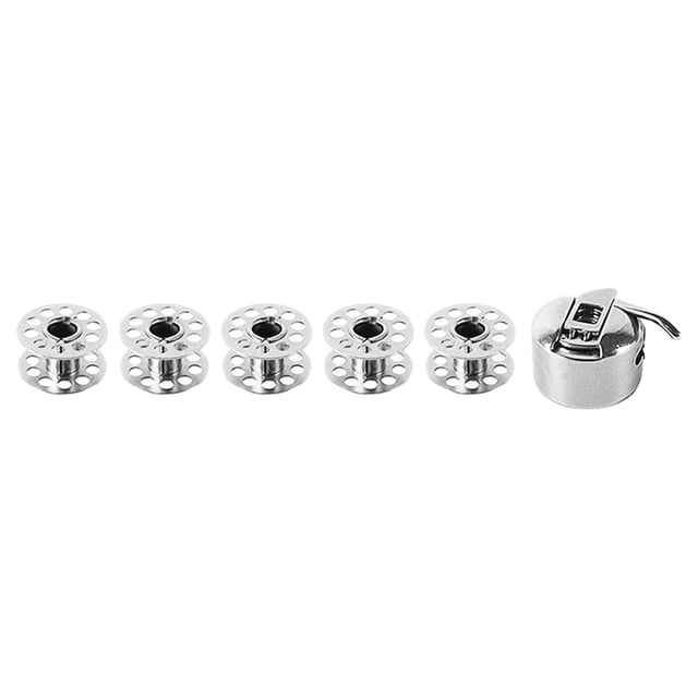 5 Piezas Carretes de Hilos de Bobinas de Metal Macarena Accesorios para Máquinas de Coser Carretes de bobinas