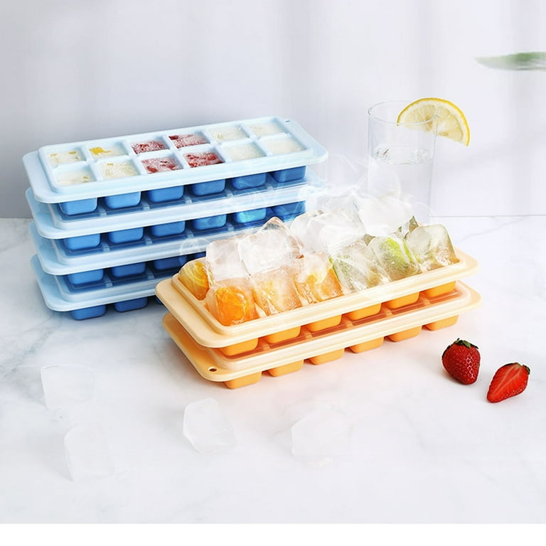 Silicone Soup Containers With Lid Ice Cup Tray Super Cubes Food