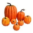 thumbnail image 2 of Calabazas falsas,Calabazas falsas Modelo Calabazas artificiales pequeñas,Calabazas de espuma falsas realistas Lindas calabazas de espuma realistas,Mini simulación de calabazas modelo Naranja, 2 of 8