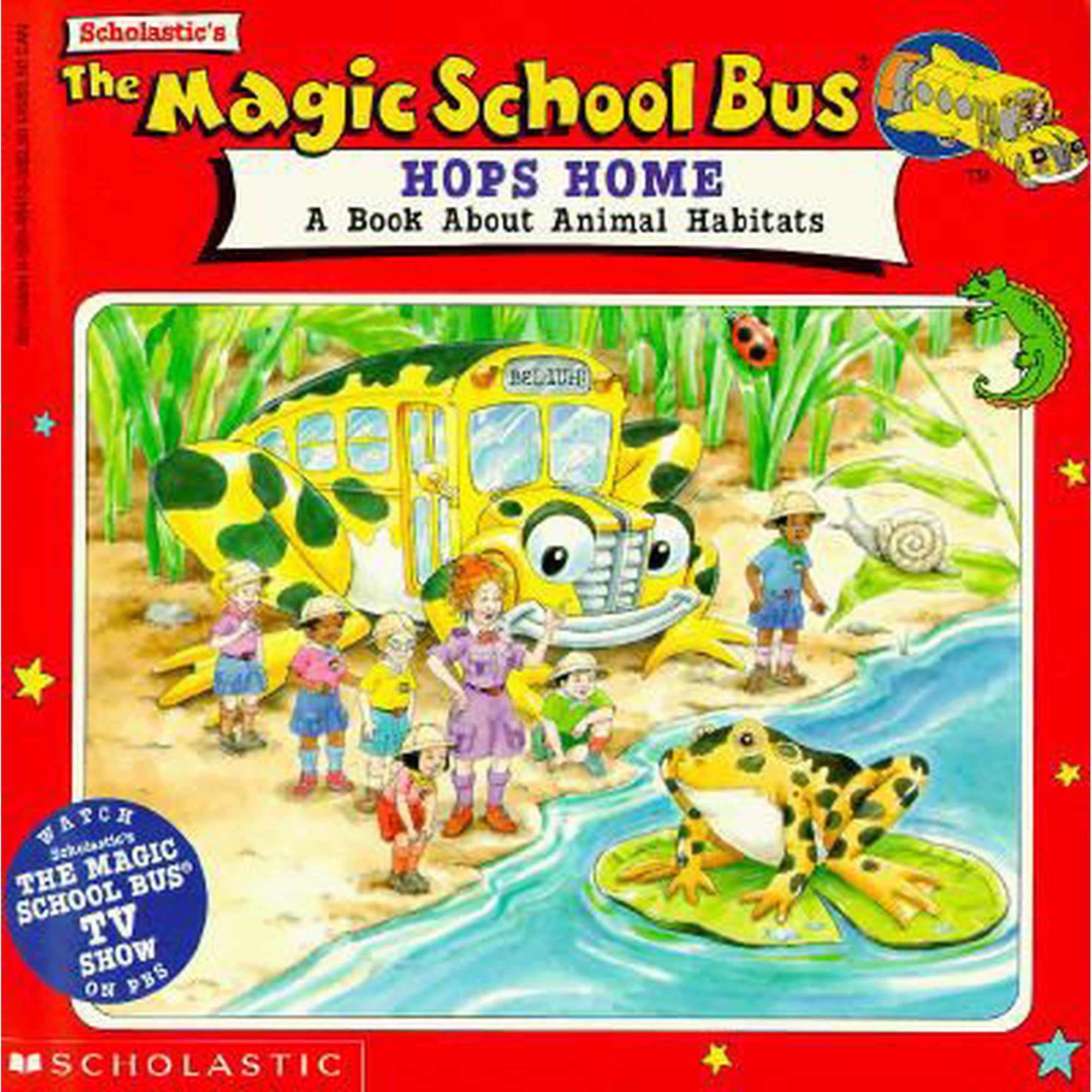 The Magic School Bus Hops Home: A Book About Animal Habitats by Joanna Cole (Paperback) Children's Books English