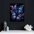 thumbnail image 4 of ONETECH Blue Butterfly Poster Fantasy Wall Art,Colorful Natural Landscape Canvas Prints Home and Office Wall Decor,for Girl Bethroom Decoration Aesthetics, 4 of 4