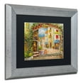 thumbnail image 3 of Trademark Fine Art "Capri Isle" Canvas Art by Rio Black Matte, Silver Frame, 3 of 5