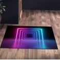 thumbnail image 5 of Neon Light Rugs, Light Portal Rug, Tunnel Neon Lights Rug, Laser Lines Rug, Modern Rug, Office Decor Rug, Area Rug, Runner Rug, Kitchen Rug, 2'x3' - 60x90 cm, 5 of 9