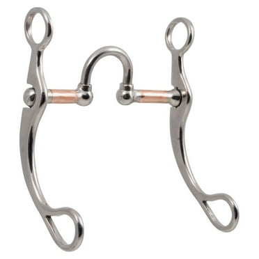 Schneiders FES Pro Correction Horse Bit - Extra Heavy Cheeks With Copper Roller