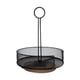 thumbnail image 1 of Soporte para salsas y condimentos, estante de almacenamiento de Metal, cesta giratoria para almacenamiento de condimentos, 1 of 9