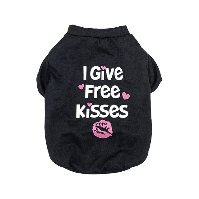 Greeniant Ropa para mascotas Abrigo para mascotas Fácil Adorable Divertido Llamativo Perros Camisas Reutilizable Cachorro Jersey Impreso Cartas Type3 NO3