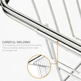 thumbnail image 1 of Sink Dish Drain Rack Steel Drying Basket Rustproof Drill-Free Single-Layer Expandable Fruit Bowl Drainer Holder Restaurant Utensils, 1 of 8
