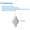 thumbnail image 3 of 10 mini faroles colgantes LED para farolillos de papel, globos, funciona con pilas, para fiestas de Pascua, bodas y decoración del hogar., 3 of 10