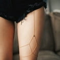 thumbnail image 3 of Chaîne de Cuisse en Couches Réglables Élastiques Bijoux de Mode Chaîne de Corps pour Cuisse, 3 of 10
