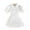 White-24, variant on Summer Cute Outfit for Girls Short Sleeve Shirt A-Line Pleated Skirt Set Casual Workout Sets