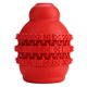 thumbnail image 1 of Juguete interactivo para tratar perros IQ con forma de calabaza, dispensador de alimentos, juguete para morder y limpiar dientes de perro (rojo), 1 of 5