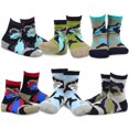 thumbnail image 4 of TeeHee Kids Boys Cotton Fun Crew Socks 12 Pair Pack (6-8 Years, Bold Lined Sport & Camo), 4 of 5