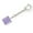 Purple, variant on HUMJUSE Lighted Keyboard Keychain, Keyboard Fidget Keychain, Fidget Clicker with Led Light, Keychain Press Stress Relieving Tool, Desk Toys