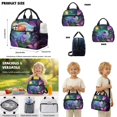thumbnail image 5 of Xoenoiee Chameleon Flower Leaf Print 3pcs Kids Backpack Schoolbag for Boys Girls Elementary Primary Bookbag with Lunch Box Pencil Case 3 In 1 Casual Daypack Rucksack Satchel with Adjuatable Strap, 5 of 6