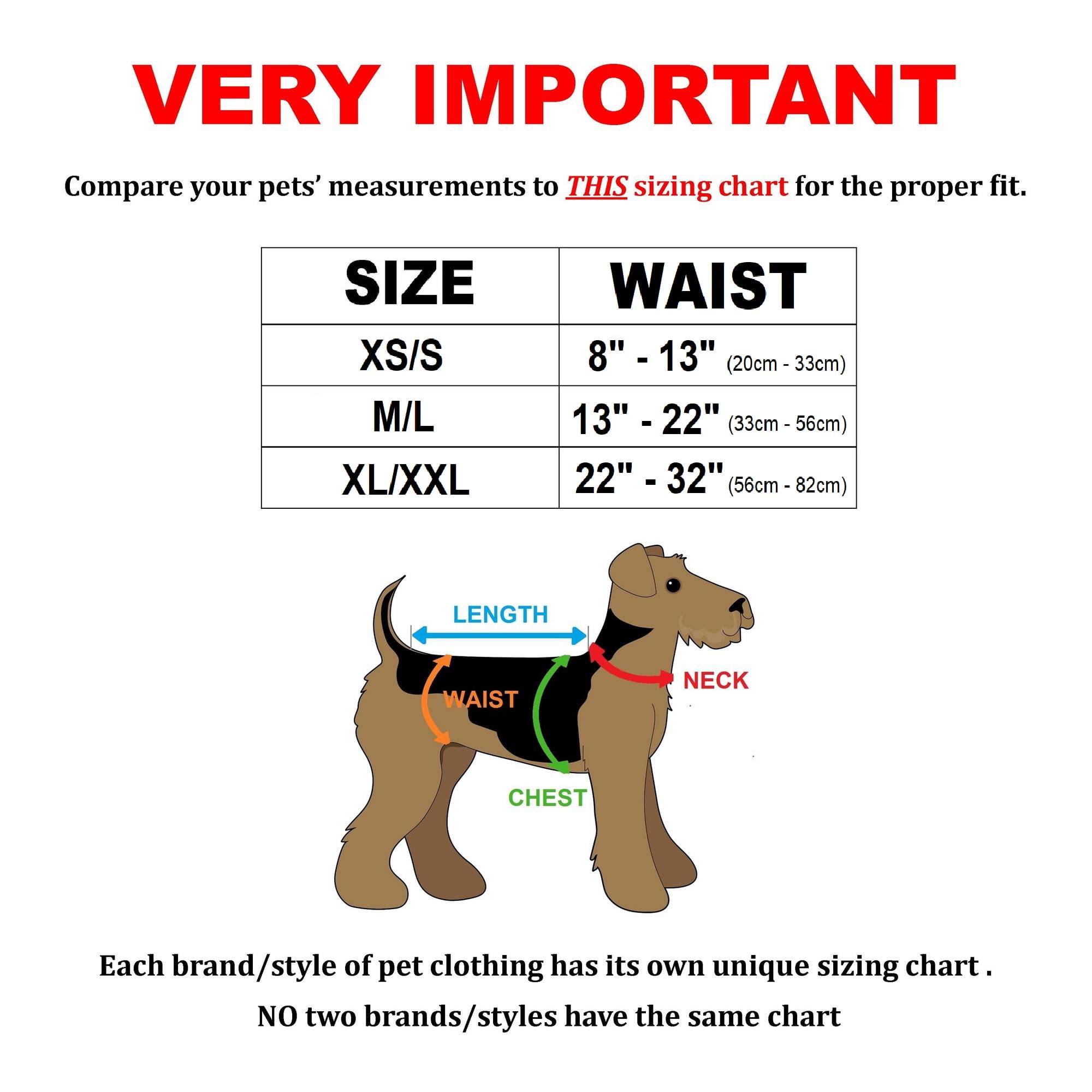 PACK - 2 Dog Diapers for Female Girl Cats SMALL and LARGE Pet 100% Cotton