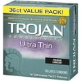 thumbnail image 4 of Trojan Ultra Thin Latex Condoms, 36 count, 4 of 6