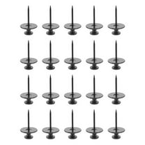 20 Pack Small Nails for Picture Hanging Double-Headed Hangers Wall Pictures (Black)