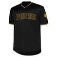 thumbnail image 2 of Men's Profile Black San Diego Padres Big & Tall Pop Fashion Jersey, 2 of 3