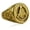 Gold, variant on Vintage Free and Accepted Masons Ring Solid Stainless Steel Men's Masonic Rings-9-Silver