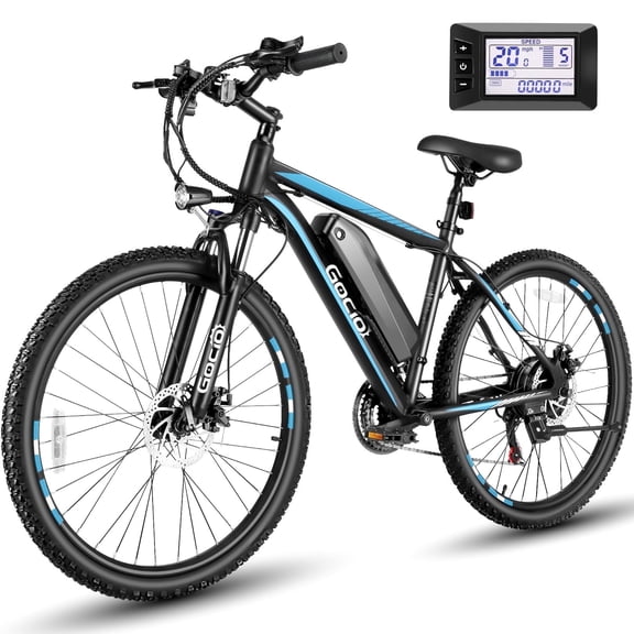 Gocio UL2849 Certified 26" Electric Bike for Adults, 500W Motor, 48V 7.8Ah Battery, 20MPH Max Speed, Off-Road Mountain E-bike