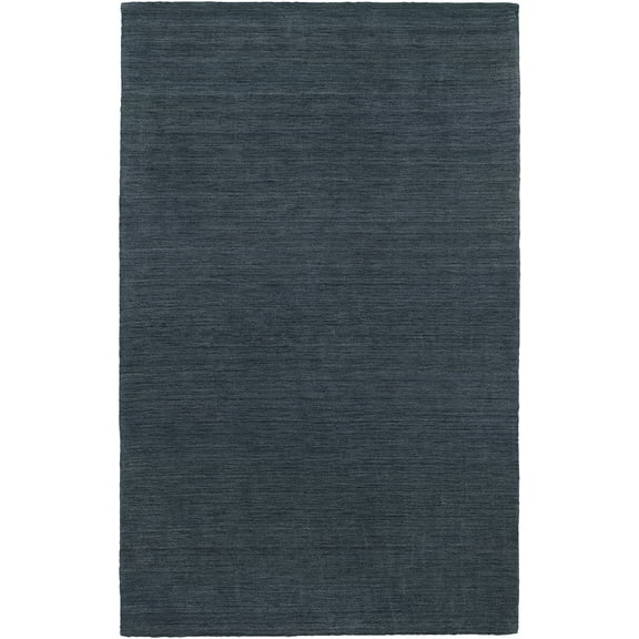 Moretti Desire Area Rug 27106 Navy Wool Chromatic 6' x 9' Rectangle