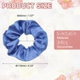 thumbnail image 2 of Uxcell 3pcs Scrunchies con Cremallera de Bolsillo (2 Pulgadas) - Scrunchie de Satén de Seda, Accesorios para Cabello de Ponytail para Niñas y Mujeres, Monedas, Llaves, Azul Oscuro, 2 of 6