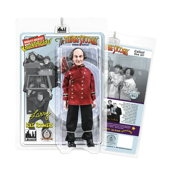 The Three Stooges 8 Inch Action Figures Series: Idle Roomers [Bellhop Edition] Larry
