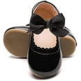 thumbnail image 4 of Baby Girls Shoes Mary Jane Flats Bowknot Non-Slip Toddler Girl Dress Shoes First Walkers Princess Wedding Shoes, 4 of 7