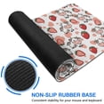 thumbnail image 6 of Long Mouse Pads for Desk,White Cow Strawberry Heart Pattern Desk Mats on Top Of Desks, Desk Mouse Pad Extra Large with 3mm Non-Slip Base and Stitched Edge for Gaming,Office,Work,Home 35.4"x15.7", 6 of 6