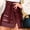 Red, variant on Women's Fashion Pleated Leather Belt Zipper Mini Skirt Solid Color Pencil Skirt Long Pleated Skirts for Women Suspender Skirt Womens Midi Skirt Maternity Skirt Hoop Skirt Pencil Skirt Long Pencil