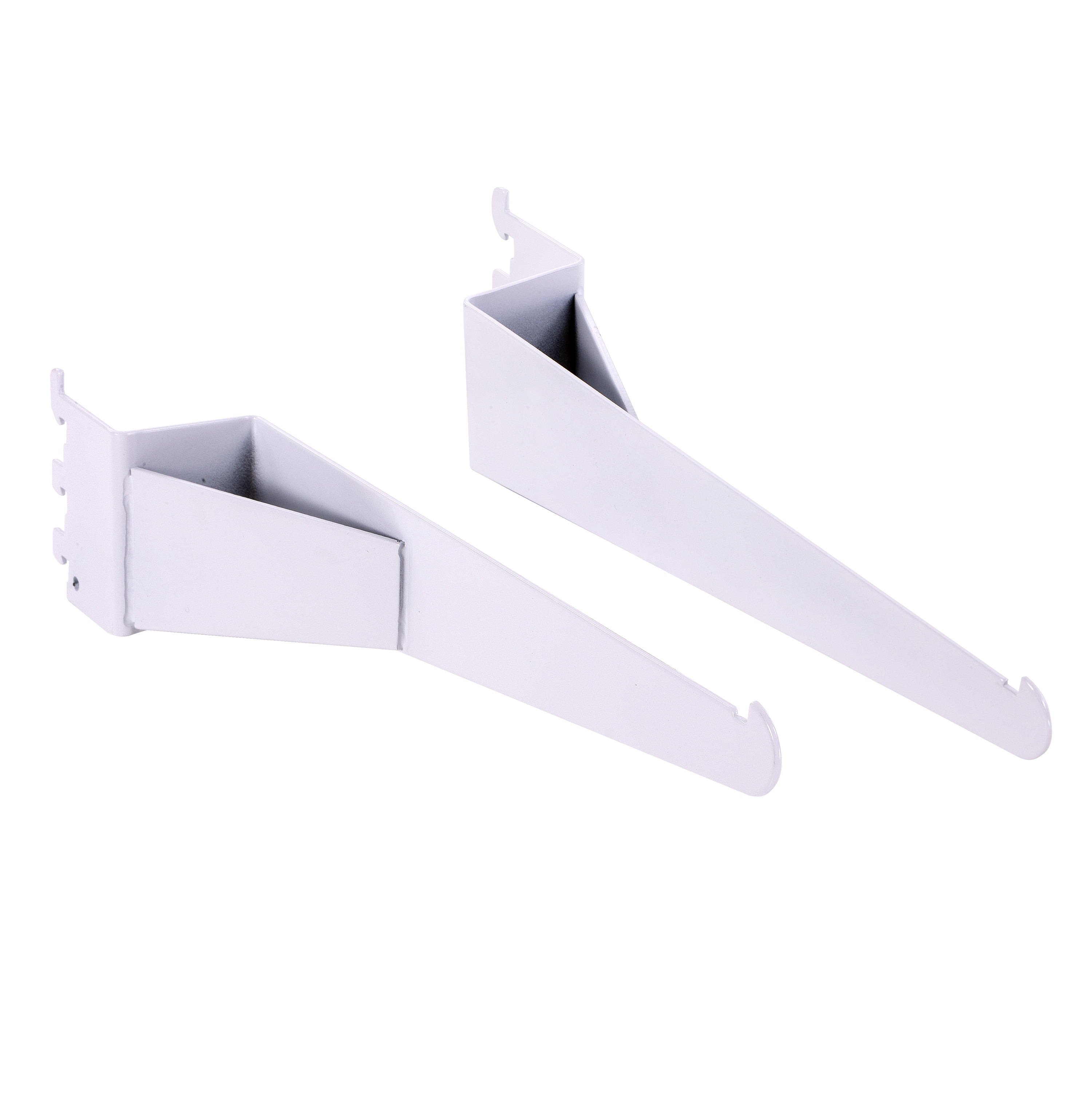 Set of Left and Right Shelf Brackets for Econoco Pipeline Wall Unit