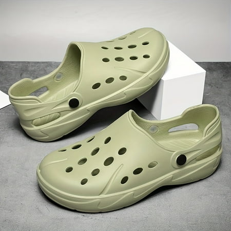 

Men s Slip-on Closed Toe Sandals Soft Sole Walking Shoes Outdoor Garden Shoes Beach Sandals Solid Clogs