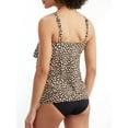 thumbnail image 2 of Wild Cheetah Aura Ruffle Underwire Tankini Top Swimsuit, 2 of 2