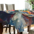 thumbnail image 5 of Yayeee Tablecloths 60" x 90" Rectangle Wrinkle Resistant Party Table Cover, Colorful Goldfish, 5 of 8